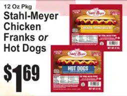 SuperFresh Stahl-Meyer Chicken Franks or Hot Dogs offer