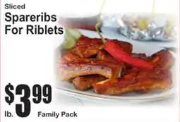 SuperFresh Sliced Spareribs For Riblets offer