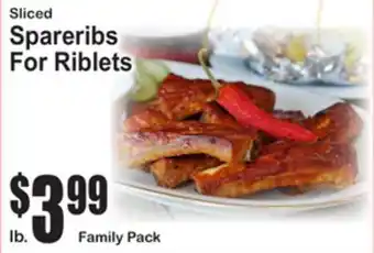 SuperFresh Sliced Spareribs For Riblets offer