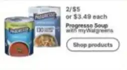 Walgreens Progresso Soup offer