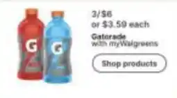 Walgreens Gatorade offer
