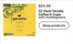 Walgreens Gevalia Coffee K-Cups offer