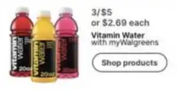 Walgreens Vitamin Water with myWalgreens offer
