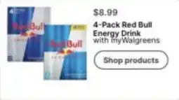 Walgreens Red Bull Energy Drink offer