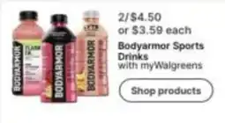 Walgreens Bodyarmor Sports Drinks offer