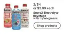 Walgreens SueroX Electrolyte Beverage offer