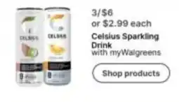 Walgreens Celsius Sparkling Drink offer
