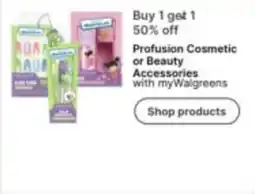 Walgreens Profusion Cosmetic or Beauty Accessories offer