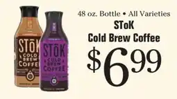 Morton Williams Stok cold brew coffee offer