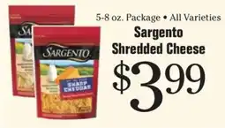 Morton Williams Sargento shredded cheese offer