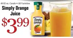 Morton Williams Simply Orange Juice offer