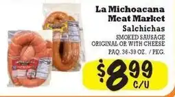 La Michoacana La Michoacana Meat Market Salsichas offer