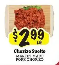La Michoacana Market Made Pork Chorizo offer