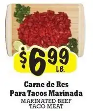 La Michoacana Marinated Beef Taco Meat offer