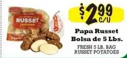 La Michoacana Papa Russet Russet Potatoes offer