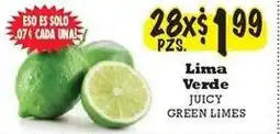 La Michoacana Lima Verde Juicy Green Limes offer