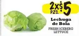 La Michoacana Fresh Iceberg Lettuce offer