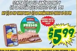 La Michoacana Fud Turkey Ham offer