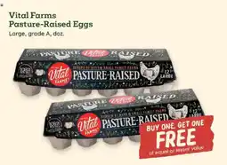 Sprouts Farmers Market Vital Farms pasture-raised eggs offer