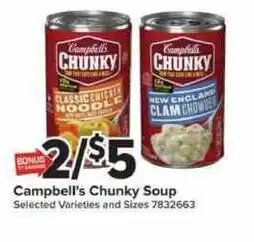 Giant Food Campbell's Chunky Soup offer