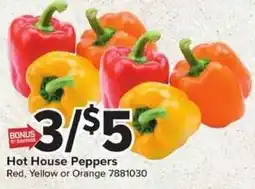 Giant Food Hot House Peppers offer