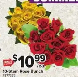 Giant Food 10-Stem Rose Bunch offer