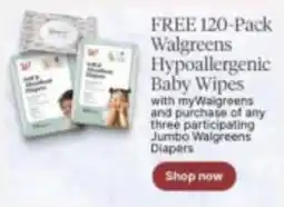 Walgreens Walgreens Hypoallergenic Baby Wipes offer