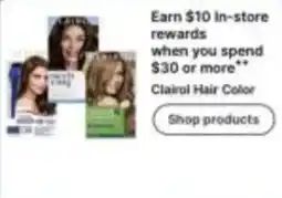 Walgreens Clairol Hair Color offer