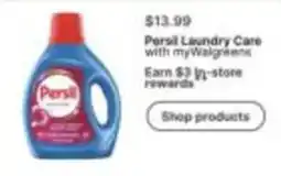 Walgreens Persil laundry care with myWalgreens offer