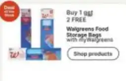 Walgreens Walgreens Food Storage Bags offer