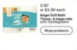 Walgreens Angel Soft Bath Tissue offer