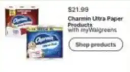Walgreens Charmin Ultra Paper Products with myWalgreens offer