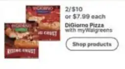 Walgreens DiGiorno Pizza with myWalgreens offer