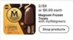 Walgreens Magnum Frozen Treats offer