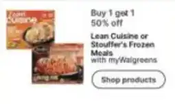 Walgreens Lean Cuisine or Stouffer's Frozen Meals offer