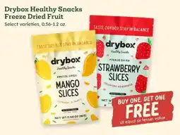 Sprouts Farmers Market Drybox healthy snacks freeze dried fruit offer
