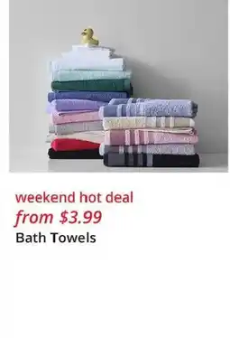 JC Penney Bath Towels offer