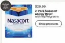 Walgreens Nasacort Allergy Relief offer