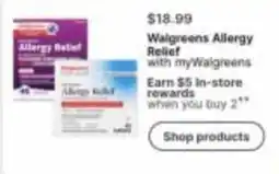 Walgreens Walgreens Allergy Relief offer