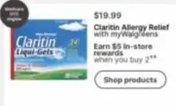 Walgreens Claritin Allergy Relief offer