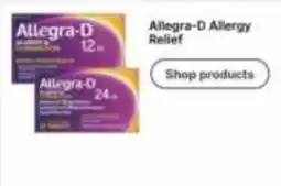 Walgreens Allegra-D Allergy Relief offer