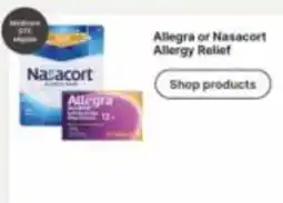 Walgreens Allegra or Nasacort Allergy Relief offer