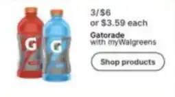 Walgreens Gatorade offer