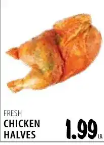 Karns Fresh Chicken Halves offer