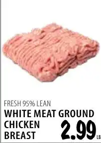 Karns Fresh 95% lean white meat ground chicken breast offer