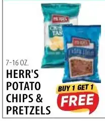 Herr's potato chips & pretzels