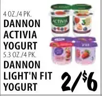 Karns Dannon activia yogurt offer