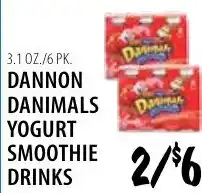 Karns Dannon Danimals Yogurt Smoothie Drinks offer
