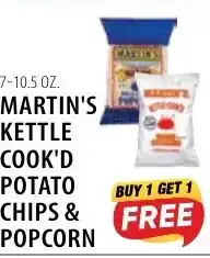 Karns Martin's kettle cook'd potato chips & popcorn offer
