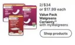 Walgreens Walgreens Certainty offer